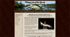 Desktop Screenshot of carlsfishingguideservice.com